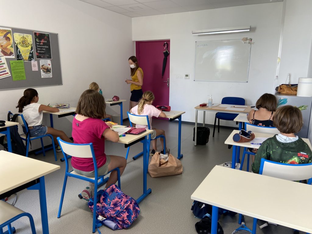 french placement test during IBS Summer Camp